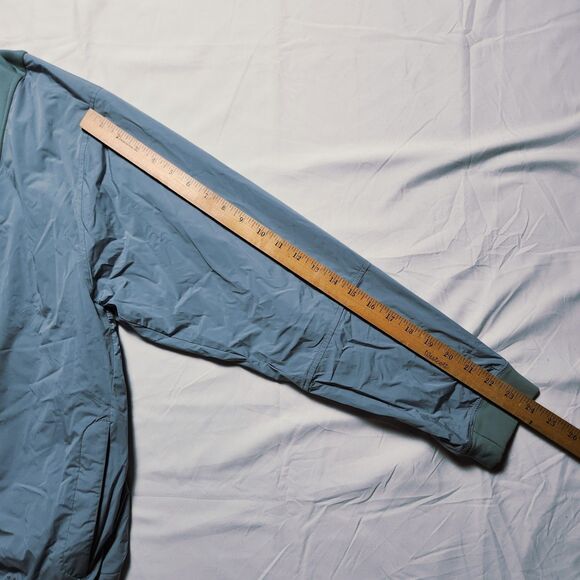 Athleta Womens Large Evolve Hybrid Fleece Jacket Green - Picture 13 of 14